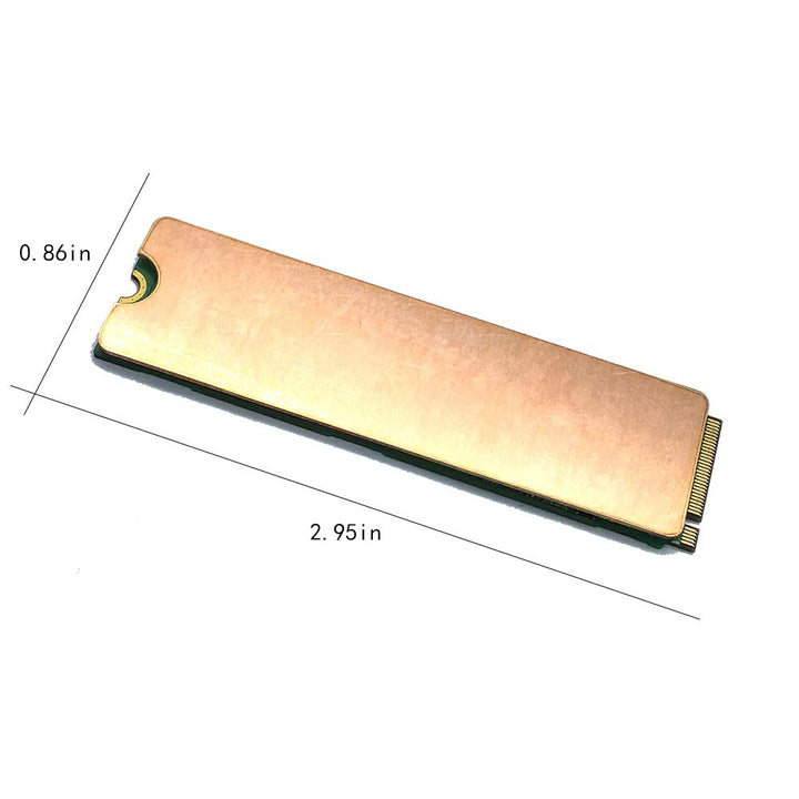 Laptop NVMe M.2 Heatsink with Nano Thermal Pads,Heat Sink Copper for 2280 M2 SSD Laptop (2pcs)