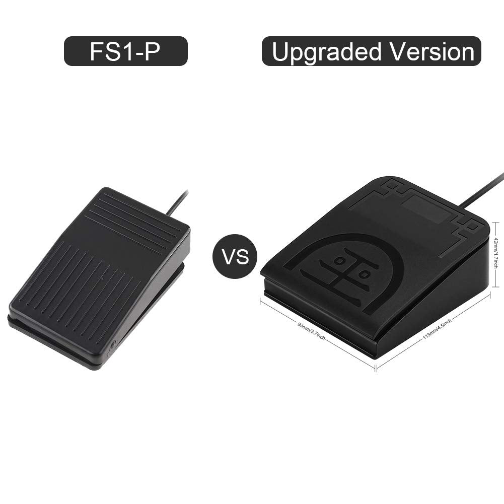 Upgraded USB Single Foot Pedal Optical Switch Control One Key Program Computer Keyboard Mouse Game Action HID