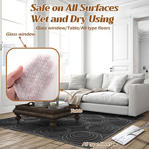 300 Count Dry Sweeping Cloths Dry Mop Refills Sweeper Dusting Cloths Disposable Duster Refills Mop Pads Floor Electrostatic Cloths, 11.81 x 8.66 inch