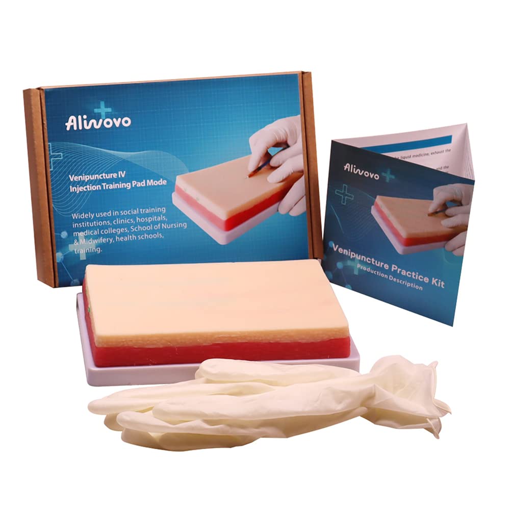Venipuncture Practice kit Phlebotomy IV Insertion, Blood Draw, Injection, Venipuncture Techniques for Students to Practice Perfect IV,Medical Educational Teaching Model Not Included Practice Needles
