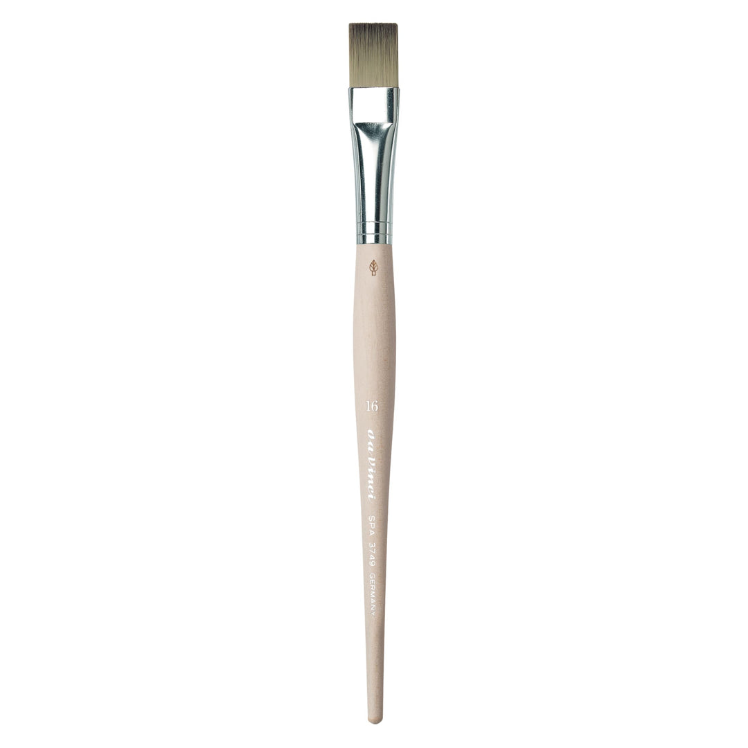 da Vinci Cosmetics Series 3749 Mask Brush, Flat Synthetic, 0.85 Ounce
