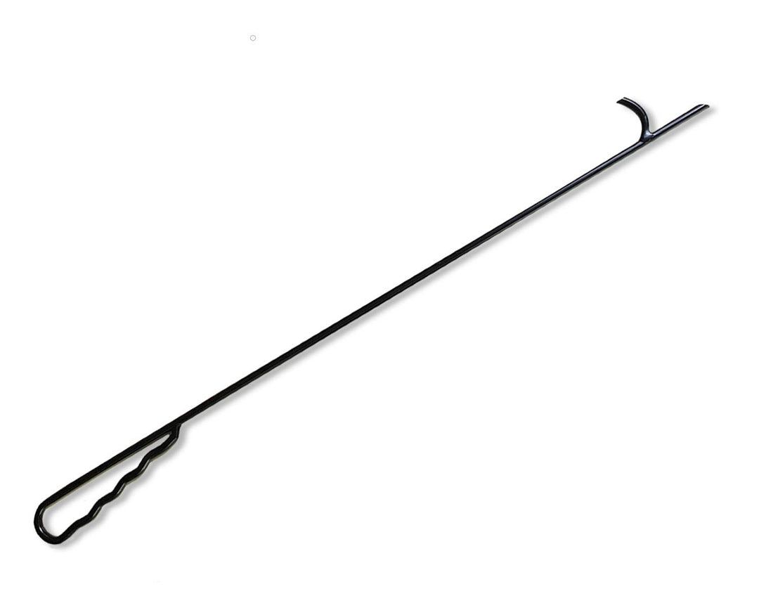 30 Inch Long Fire Poker for Fire Pit and Fireplace, Outdoor fire Pit Poker Stick, Rust Resistant Black Finish, Minimalism Style…
