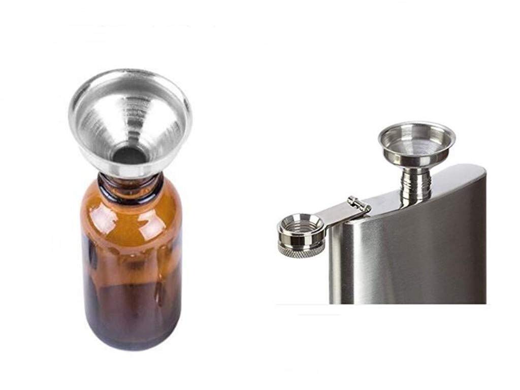 Sinen 6 Pack Stainless Steel Mini Funnels Multipurpose 