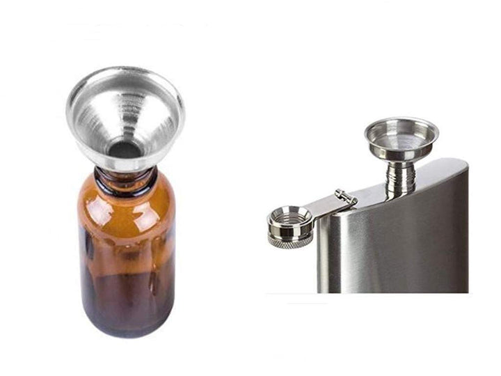Sinen 6 Pack Stainless Steel Mini Funnels Multipurpose 