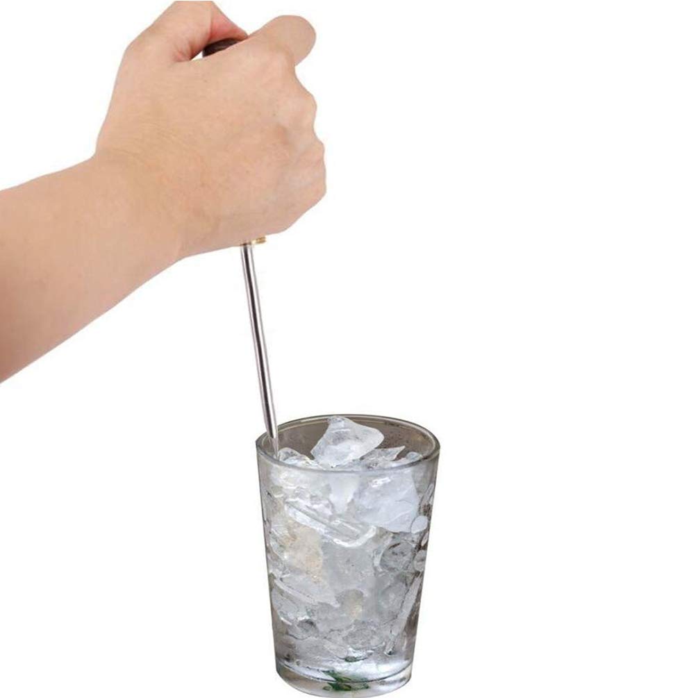 9 Ice Picks Stainless Steel Wooden Handle With Cover for Kitchen, Bars, Bartender,Picnics, Camping, And Restaurant (Red sandal wood)