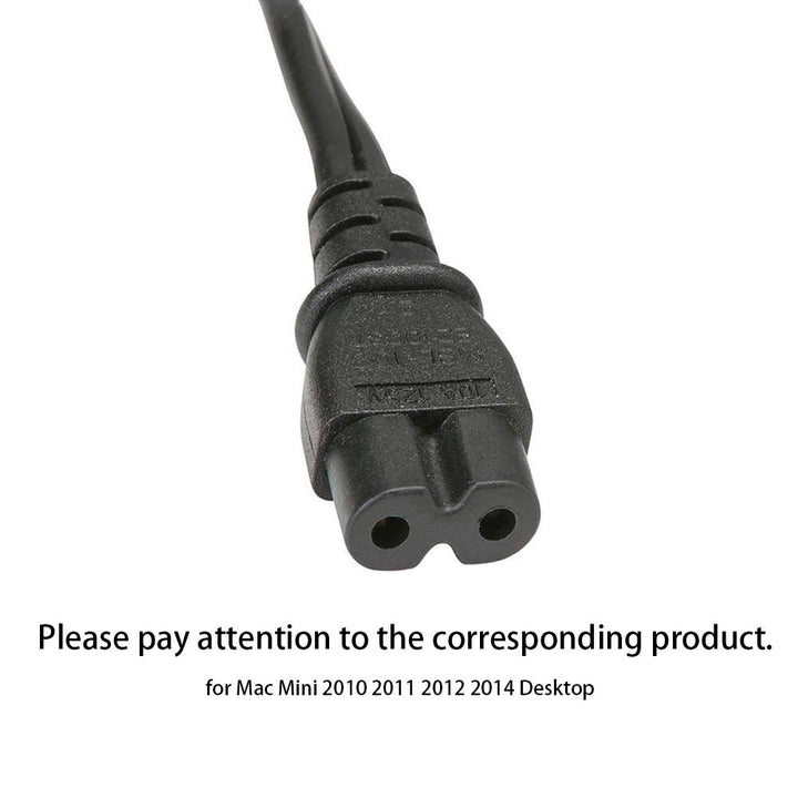 Replacement AC Power Supply Cord Cable for Mac Mini 2010 2011 2012 2014 Desktop