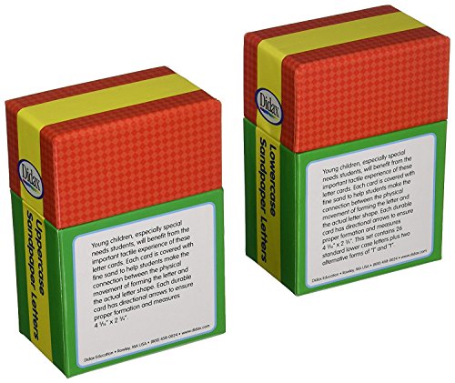 Educational Resources Upper and Lowercase Sandpapers Letters Boxed Set