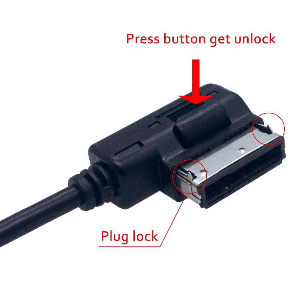 Bluetooth Adapter Compatible with Mercedes Benz MMI Port Cell Phone Apple iPhone iPod Android Capable Devices Play HiFi Music