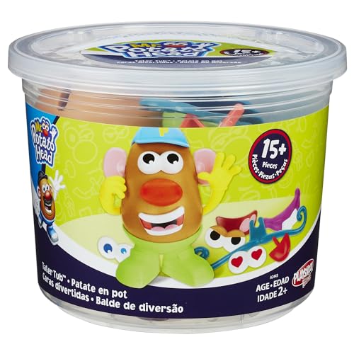 Tater Tub Toy, Potato Head Set for Kids 2 Years and Up, Includes 17 Parts and Pieces, Toddler Toys