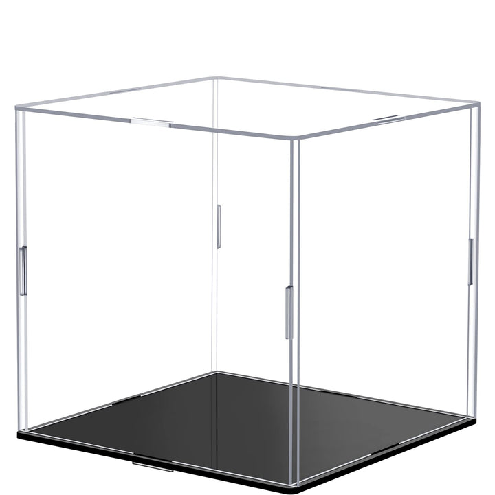 Clear Self-Assembly Acrylic Display Case Transparent Dust Proof Protection Showcase for Figurine Collectibles Figures Basketball(6 x 6 x 6 Inch)
