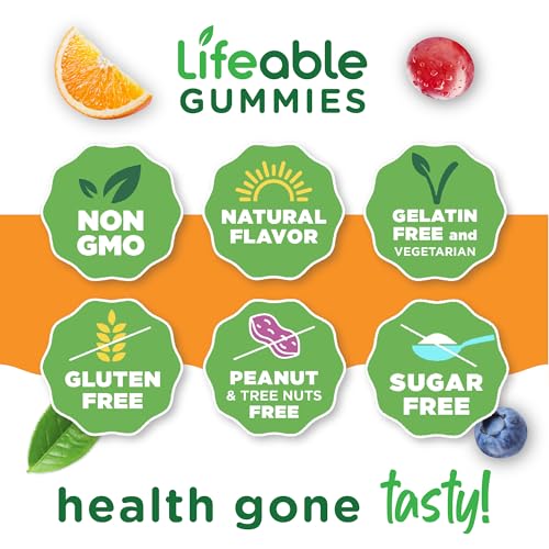 Lifeable Sugar Free Vitamin B Complex Gummies | B-Compl