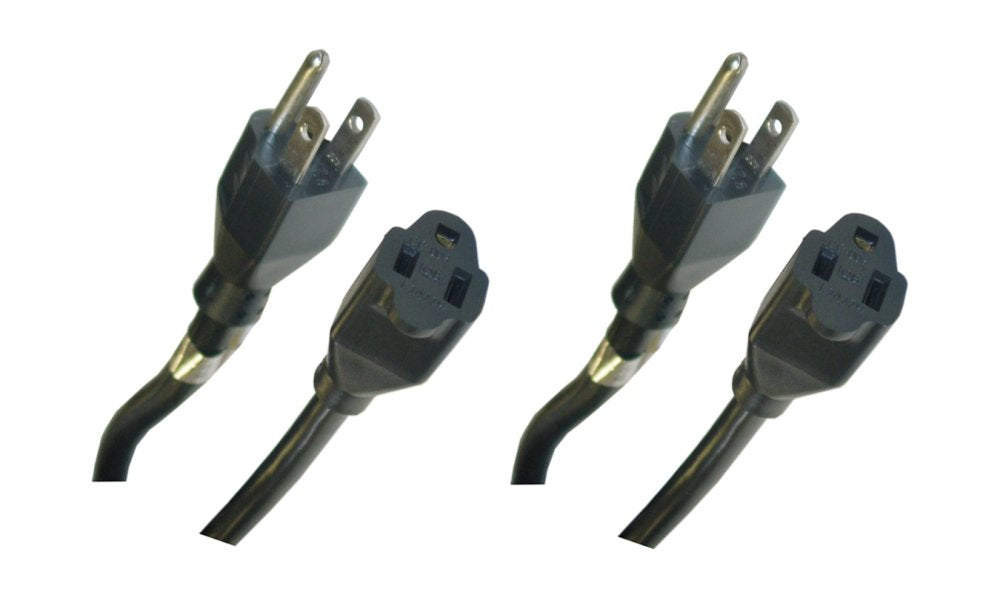 10ft (3M) 14AWG Heavy Duty (Power Extension Cord) Power Extension Cable 10 Feet (3 Meters) SJT 3 conductor (NEMA 5-15P to NEMA 5-15R) 15 Amp Power Cable CNE585918