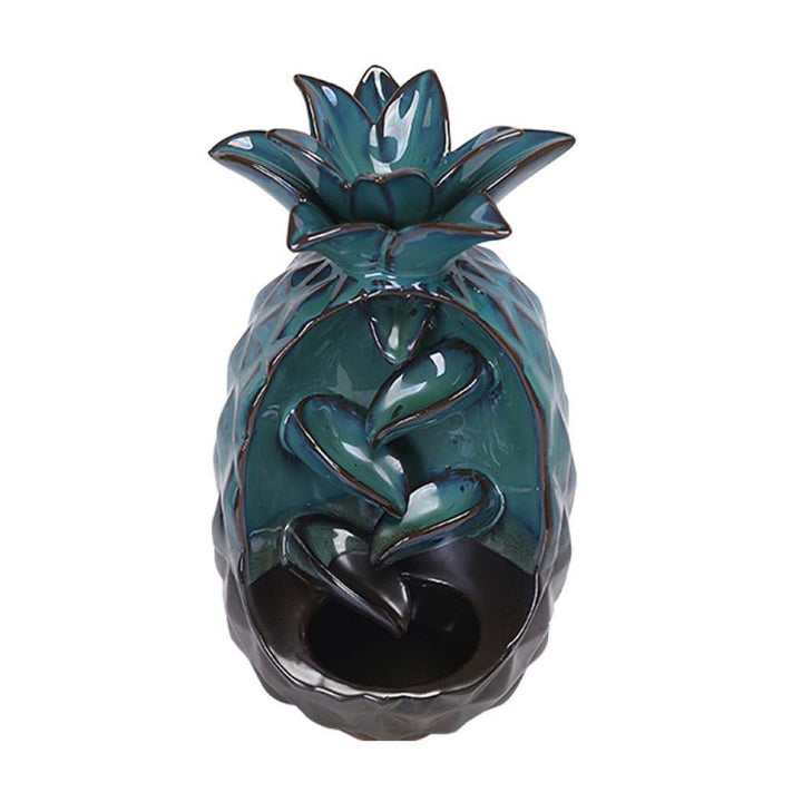Backflow Incense Burner Incense Cone Incense Sticks Holder Pineapple Porcelain Incense Burner Home Decor