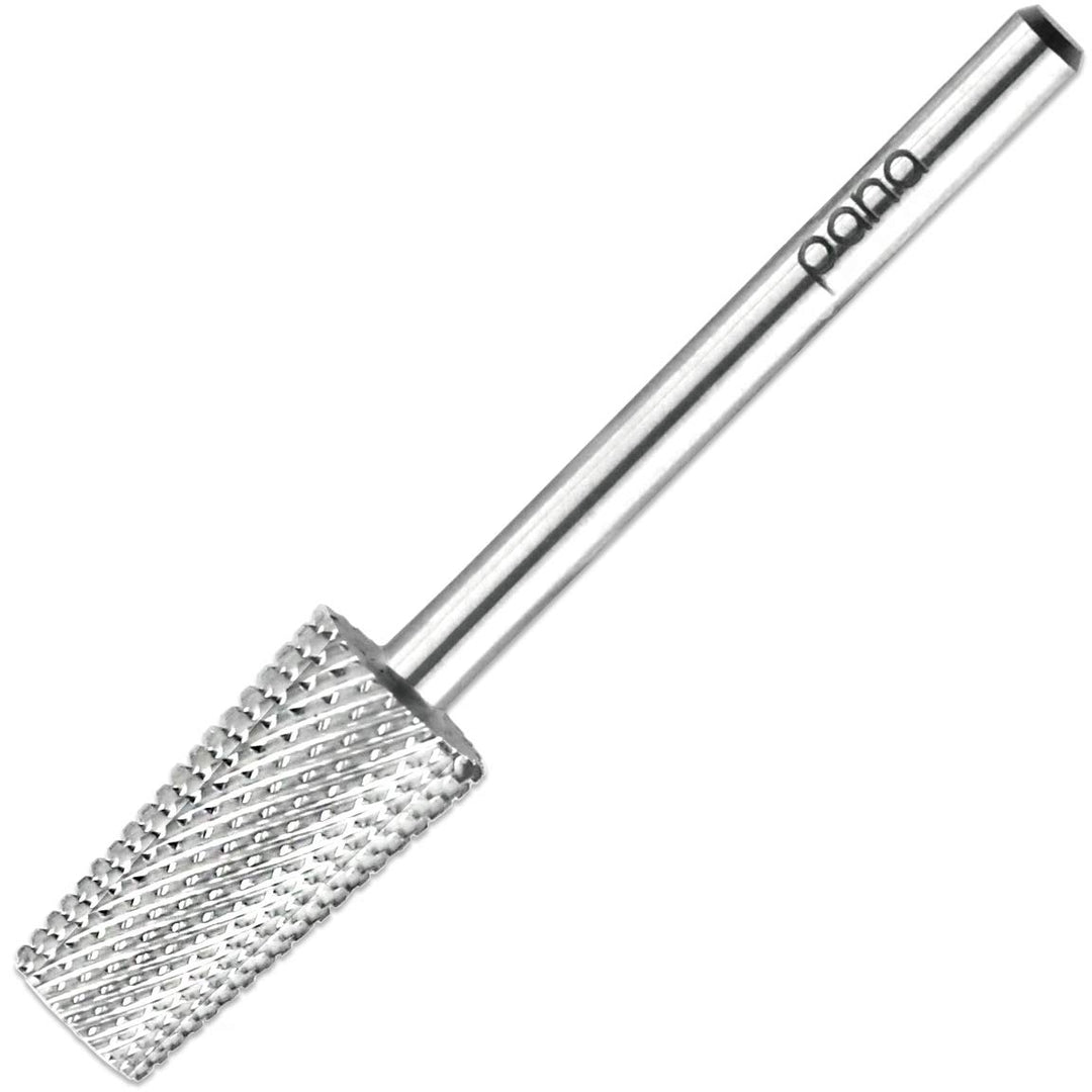 Pana Professional USA SILVER TAPERED Barrel Bit Nail Drill (Grit: FINE - F) 3/32 Shank Size