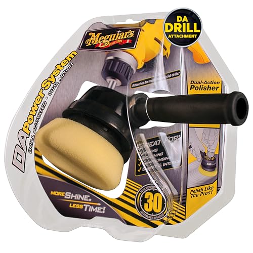 Dual Action Power System Tool: Get Professional Results Compounding, Polishing, and Waxing - Attaches to a Standard Drill - Easy to Use Car Polishing Tool