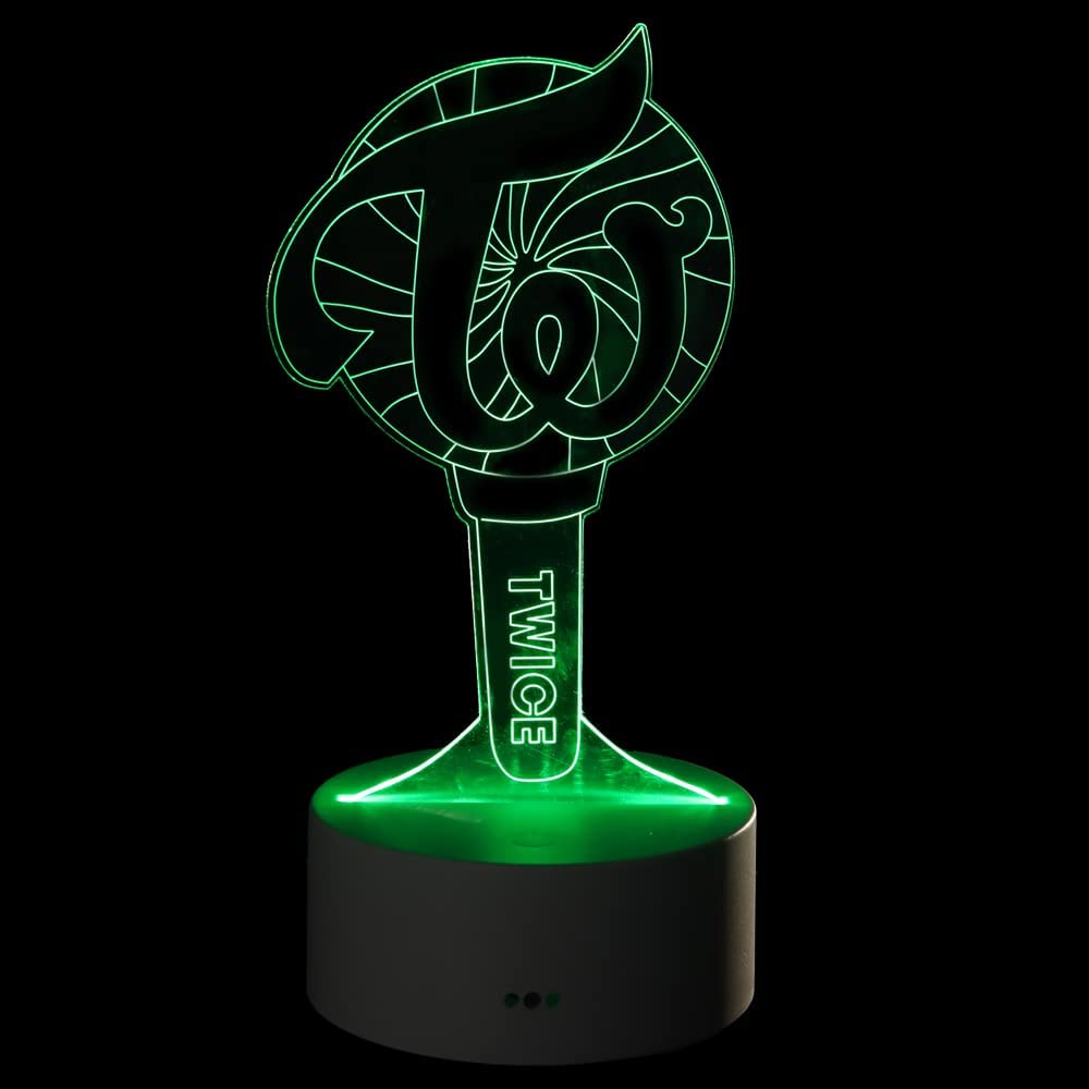 YX&ST Twice 16 Colors LED Night Light with Remote Control USB Acrylic Home Room Decoration