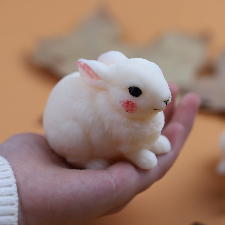 Large Hairy Rabbit Mold Rabbit Silicone Mold for Candle Rabbit Resin Mold Rabbit Soap Mold Silicone Mold for Resin Rabbit Decorate Mold Rabbit Candle Mold