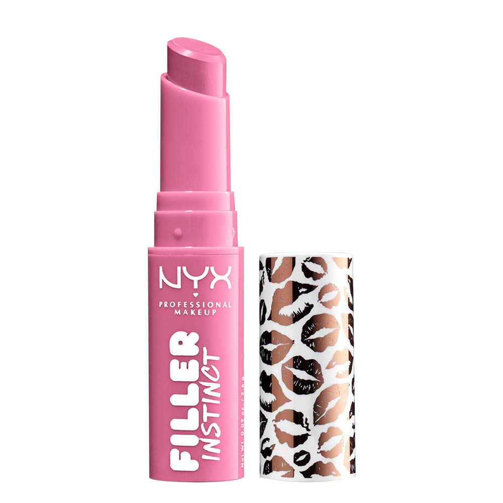 PROFESSIONAL MAKEUP Filler Instinct Plumping Lip Color, Lip Balm - Miami Nights (Hot Pink)