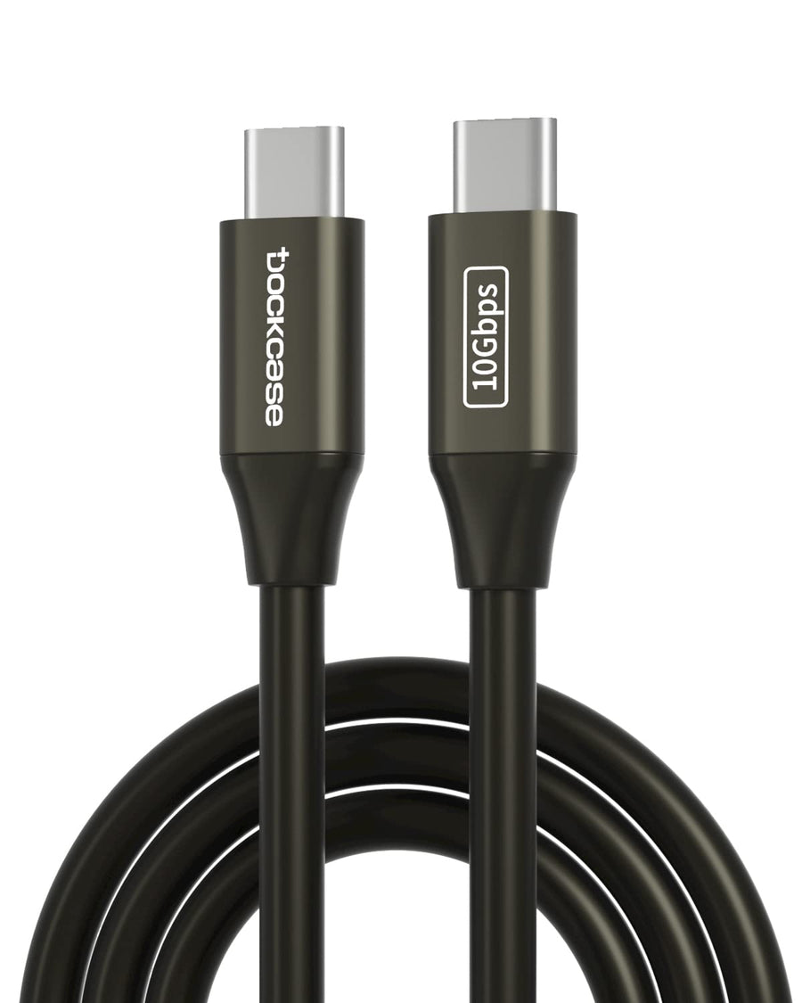 DockCase USB C to USB C Cable, USB C 3.2 GEN2 10Gbps Data Transfer Cable, 100WPD Fast Charging, 4K Video Monitor for iPhone15/15Pro/15Plus, MacBook Pro, iPad Pro, Samsung Galaxy, T5 LaCie SSD[3.28ft]…