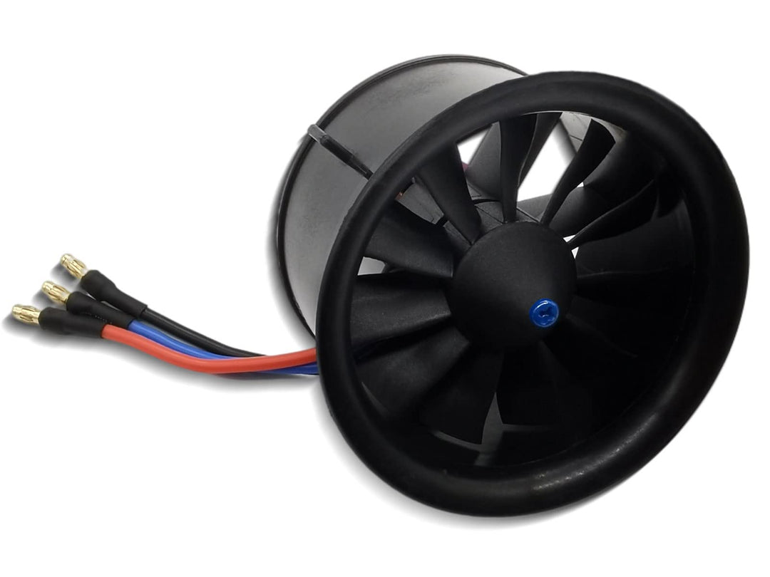 DD 64mm EDF 11 Blades Ducted Fan with 3500KV RC Brushless Motor Balance Tested for 4S RC Jet Airplane
