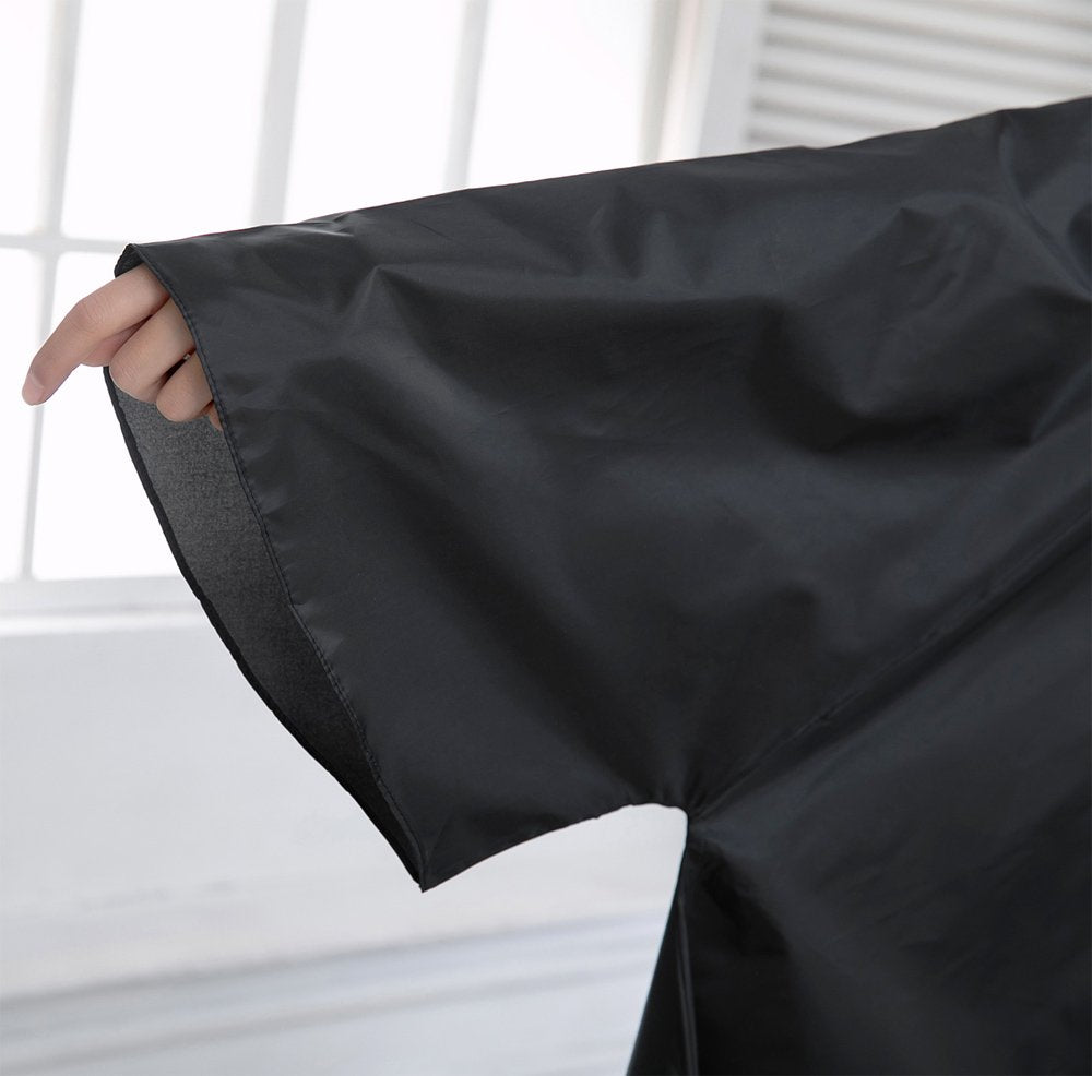 Salon Client Hair Cutting Cape Gown, Professional Barber Haircut Cape with Sleeves