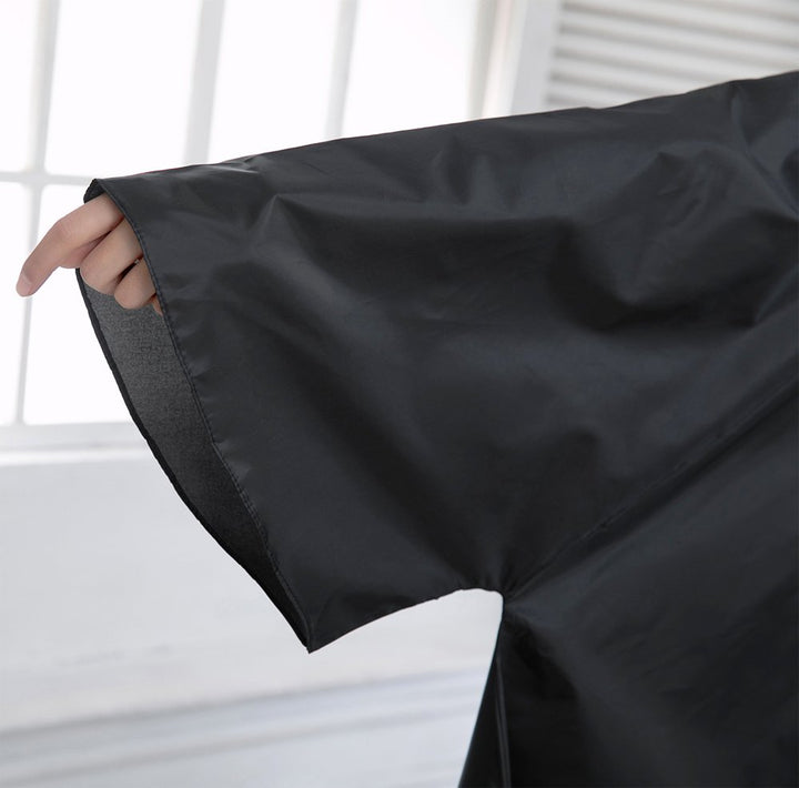 Salon Client Hair Cutting Cape Gown, Professional Barber Haircut Cape with Sleeves