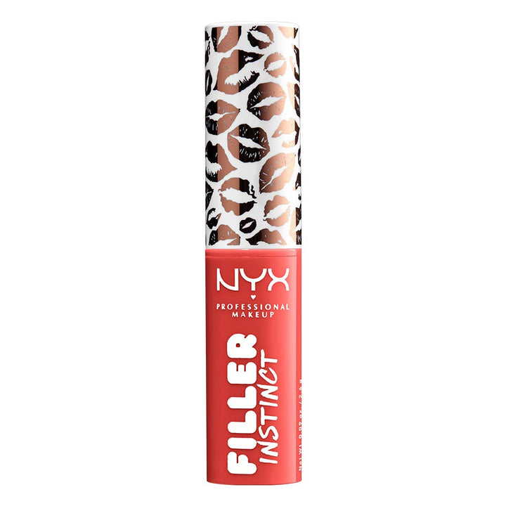 PROFESSIONAL MAKEUP Filler Instinct Plumping Lip Color, Lip Balm - Besos (Coral Red)