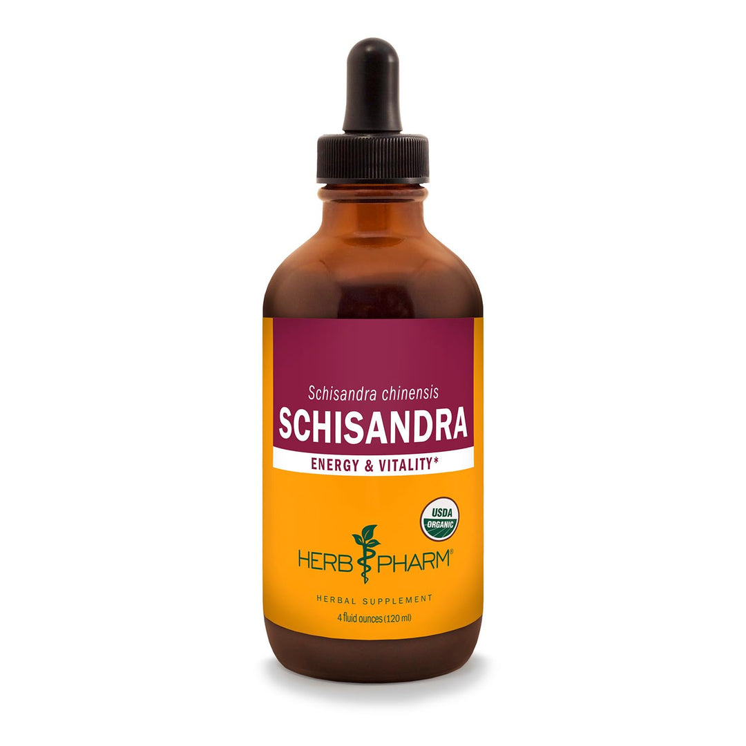 Certified Organic Schisandra Berry Liquid Extract - 4 Ounce