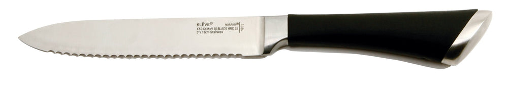 Norpro KLEVE Stainless Steel 5-Inch Serrated Utility To