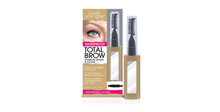Total Brow Eyebrow Sealer, Light Brown, 0.35 Ounce