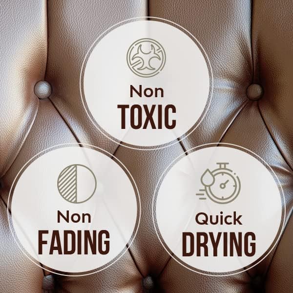 Leather Max Quick Blend Refinish and Repair Kit White, Restore Couches, Recolor Furniture &amp; Repair Car Seats, Jackets, Sofa, Boots 3 Color Shades to Blend with/Leather Vinyl and More (White Mix)