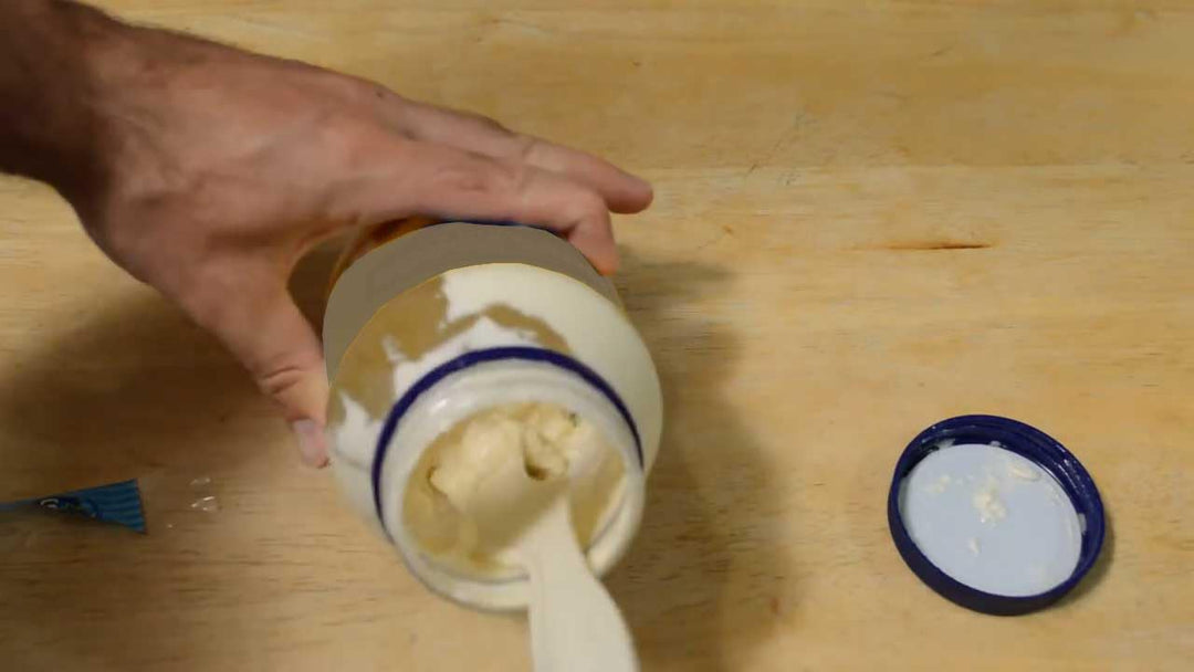 Compac Mayo Knife &amp; Jar Scraper Spreader - Plastic Knife Spatula for Scraping Mayonnaise Jars and Spreading Condiments