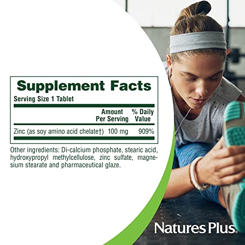NaturesPlus Mega Zinc 100 mg Sustained Release - 90 Tab