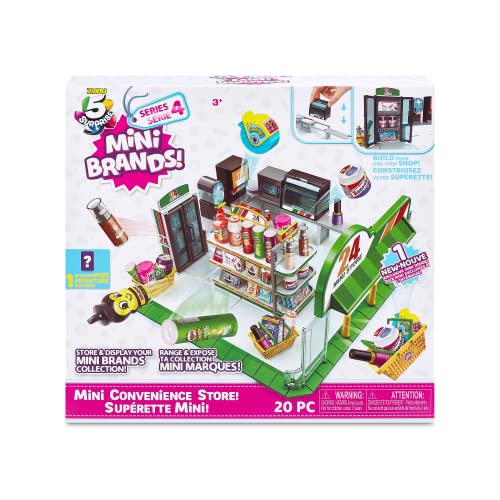 Mini Brands - Mini Convenience Store Playset by ZURU (Series 4) Exclusive and Mystery Collectibles
