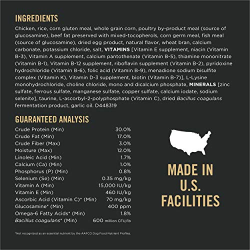 Toy Breed Dog Food With Probiotics for Dogs, Chicken &amp; Rice Formula - 5 lb. Bag