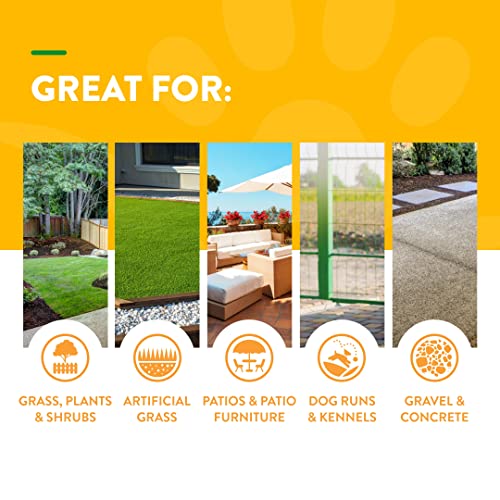 – Yard Odor Eliminator – Eliminate Stool and Urine Odors from Lawn and Yard – Designed for Use on Grass, Plants, Patios, Gravel, Concrete &amp; More – 31.6 oz Ready-to-Use with Nozzle