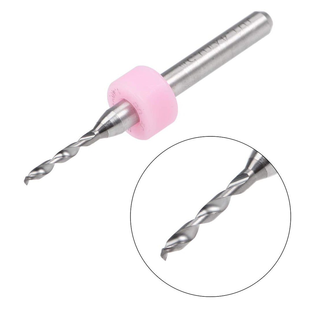 PCB Drill Bits 1.4mm Tungsten Carbide Rotary Tool Jewelry CNC Engraving Print Circuit Board Micro Drill Bits 1/8 Inch Shank 5 Pcs