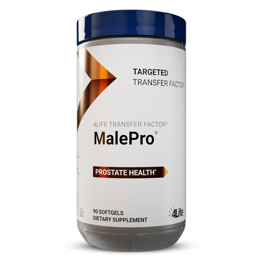 Transfer Factor MalePro - Supports Healthy Prostate, and Urinary Tract Health with Saw Palmetto, Lycopene, Selenium, and Kudzu - 90 Softgels