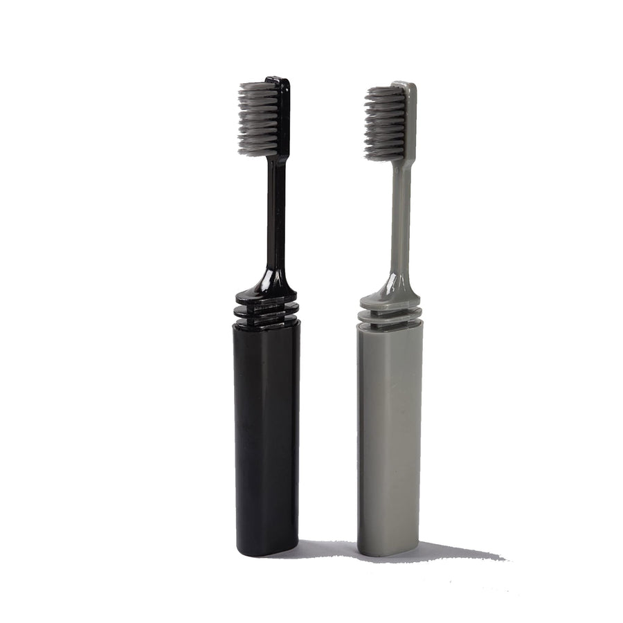 Bamboo Charcoal Folding Toothbrush for Travel Camping H