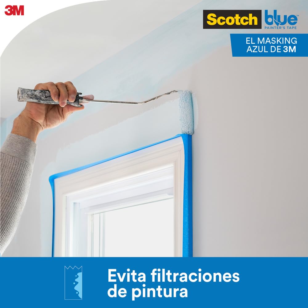 Painter&#39;s Tape Original Multi-Surface Painter&#39;s Tape, 1.88 In. x 60 Yds, Blue, Paint Tape Protects Surfaces &amp; Removes Easily, Painting Tape for Indoor and Outdoor Use (2090-48NC)