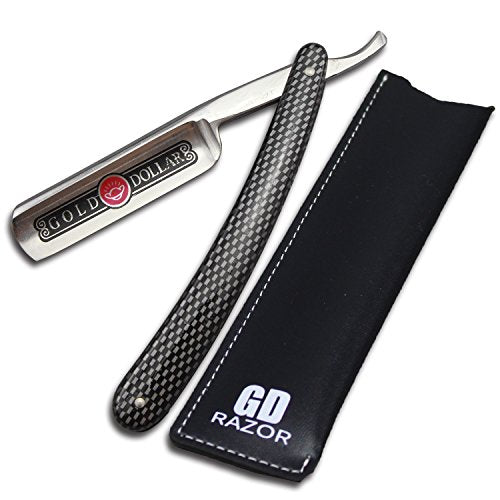 Shaving Cut Throat Straight Razor Color Silver and Black