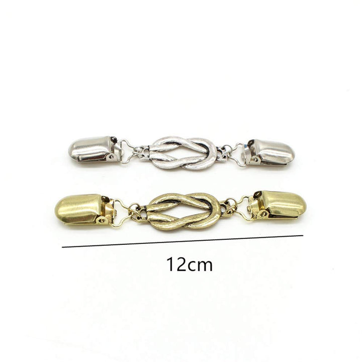 EvaGO 2 Pieces Retro Sweater Clips Cardigan Collar Clip