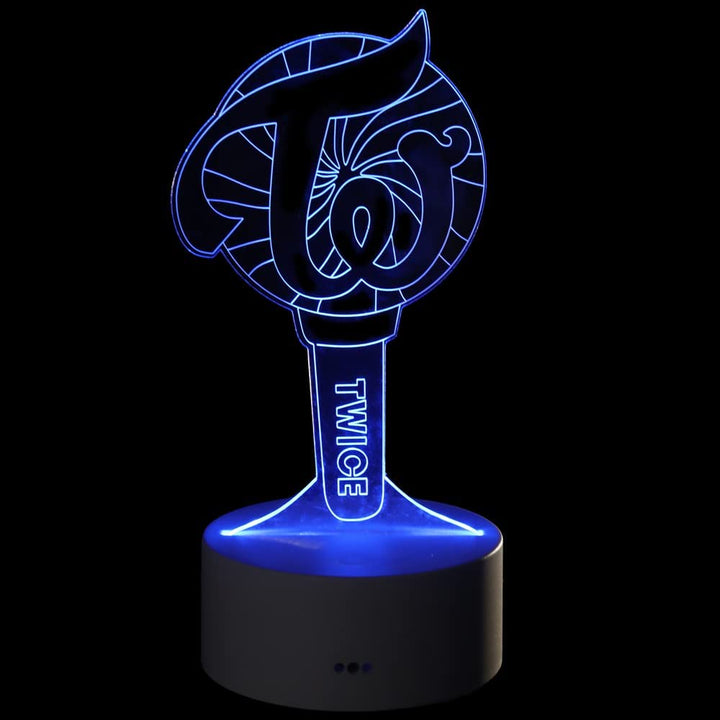 YX&ST Twice 16 Colors LED Night Light with Remote Control USB Acrylic Home Room Decoration