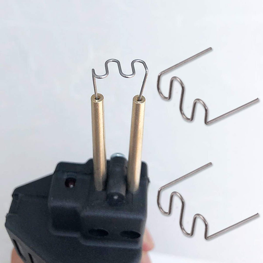 500pcs Welding Rods Hot Staple Repair Machine Plastic Welding Hot Stapler Car Auto Bumper Repair Pre Cut Wave Staples 0.6mm