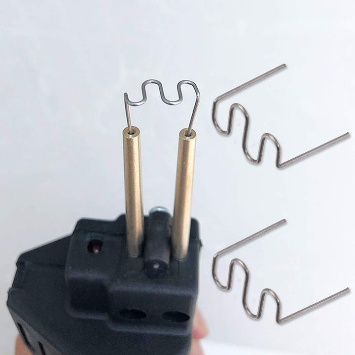 500pcs Welding Rods Hot Staple Repair Machine Plastic Welding Hot Stapler Car Auto Bumper Repair Pre Cut Wave Staples 0.6mm