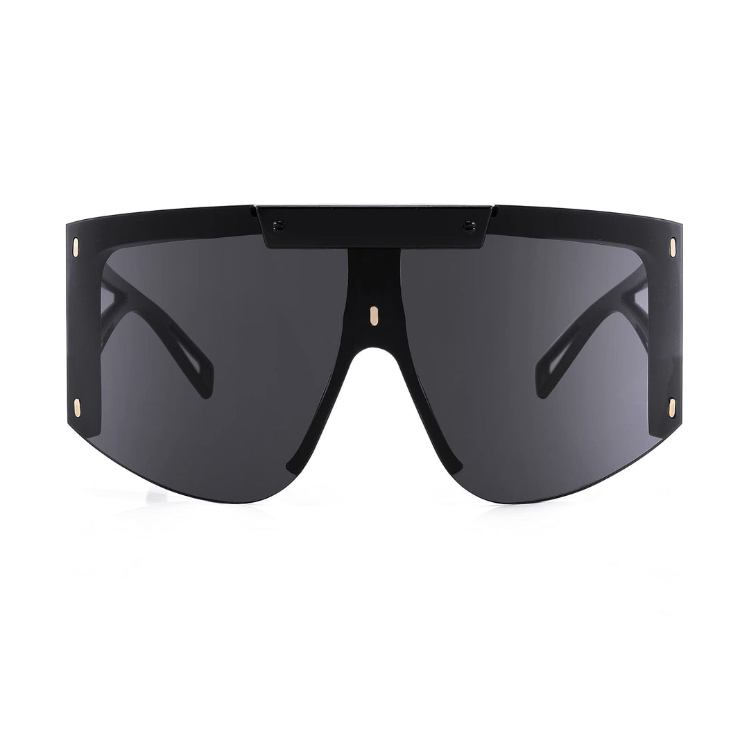 FEISEDY Sunglasses for Women, One Piece Oversized Sungl