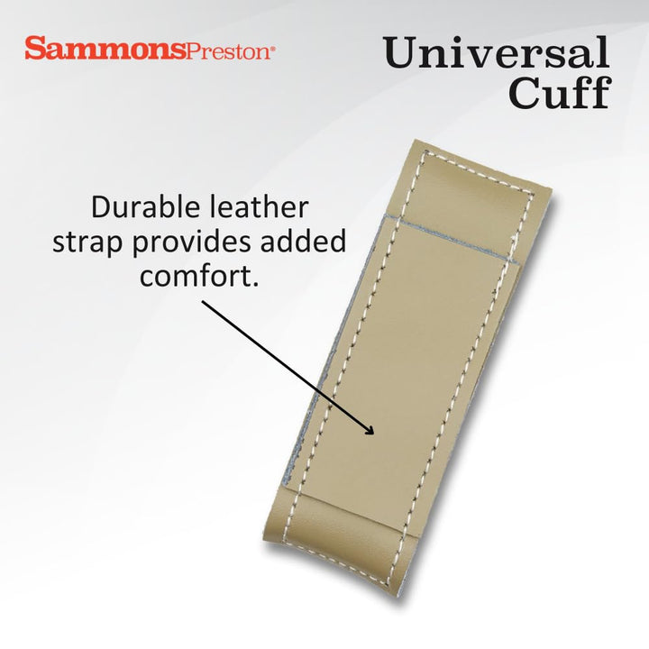 Sammons Preston Universal Cuff, Leather ADL Cuff with E