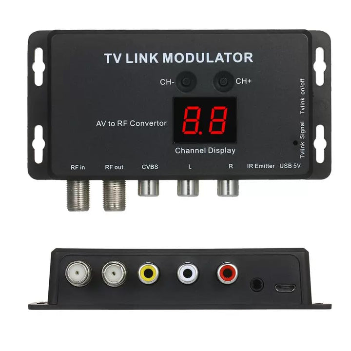 Dpofirs UHF Modulator,TM70 UHF TV Link Modulator AV to 