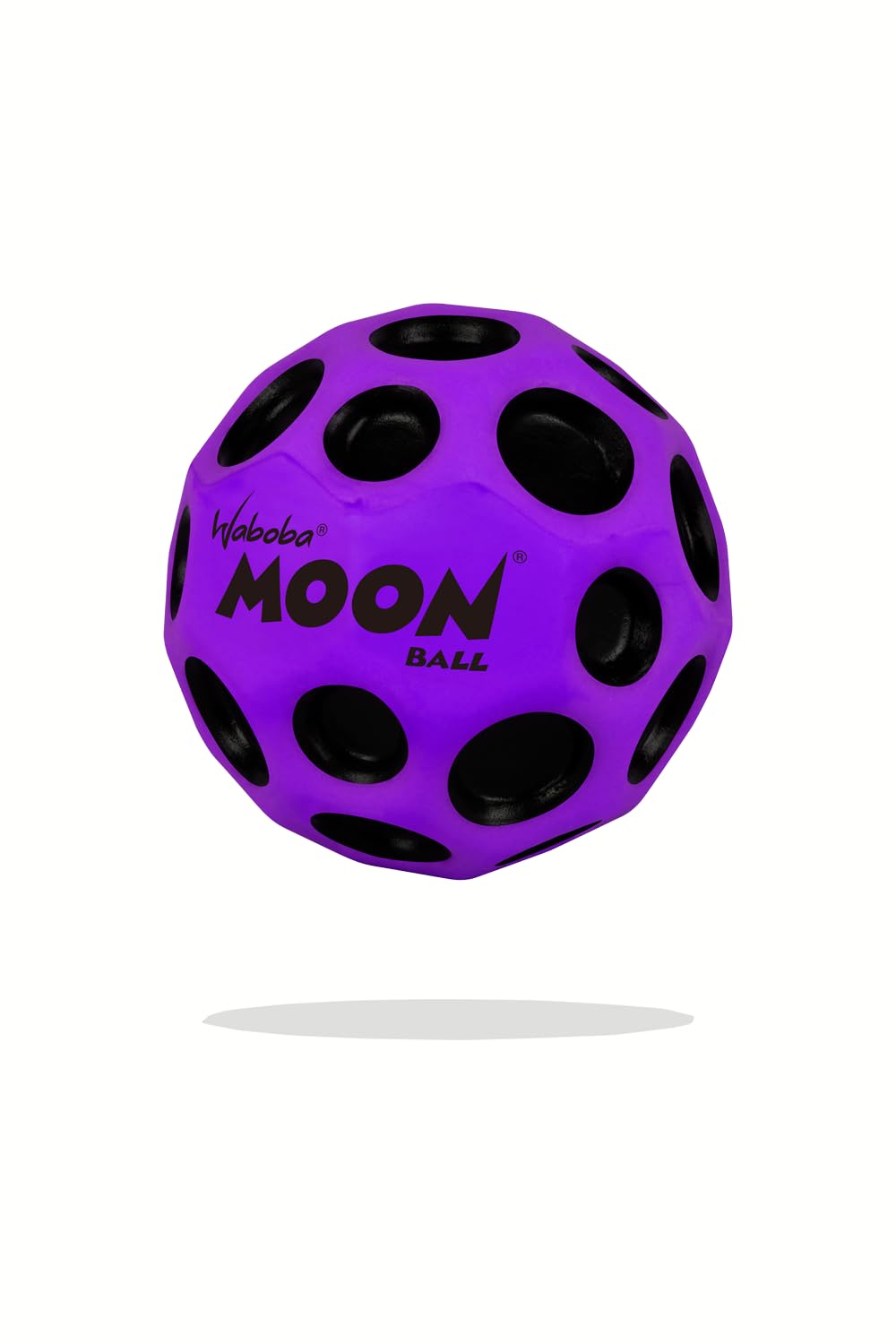 The Original Moon Ball - Hyper Bouncy Ball – Makes Pop Sound When Bounced - All Ages Extreme Bounce &amp; Fun - Perfect for Active Play &amp; Indoor or Outdoor Games - Purple