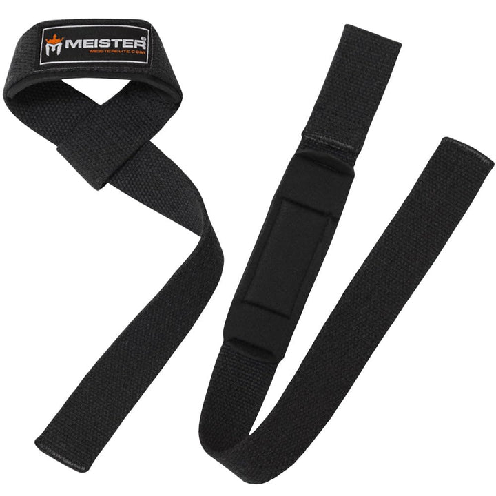 Meister Neoprene-Padded No-Slip Weight Lifting Straps f